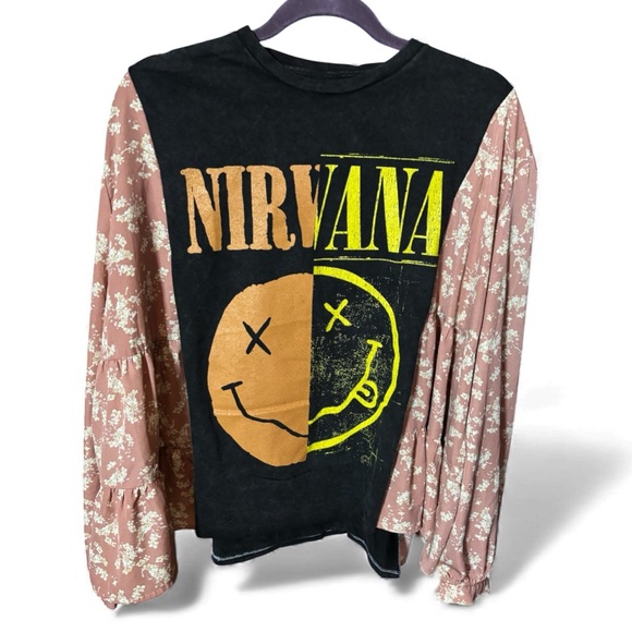 Handmade Tops - Nirvana Upcycle